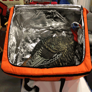 TBK Orange bag with turkey